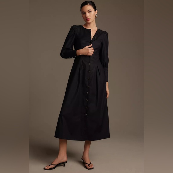 Reformation Halia Dress in Black - Picture 4 of 9